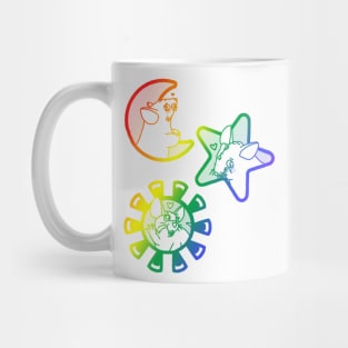 Love Idol Star Rats (Rainbow Version) Mug